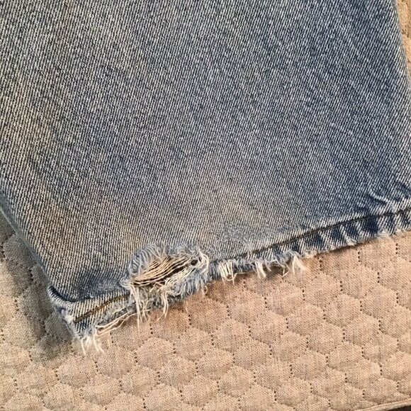 y2k Carhartt Distressed Jeans Men's 38x29 Relaxed Fit - B160 DST - Picture 5 of 7